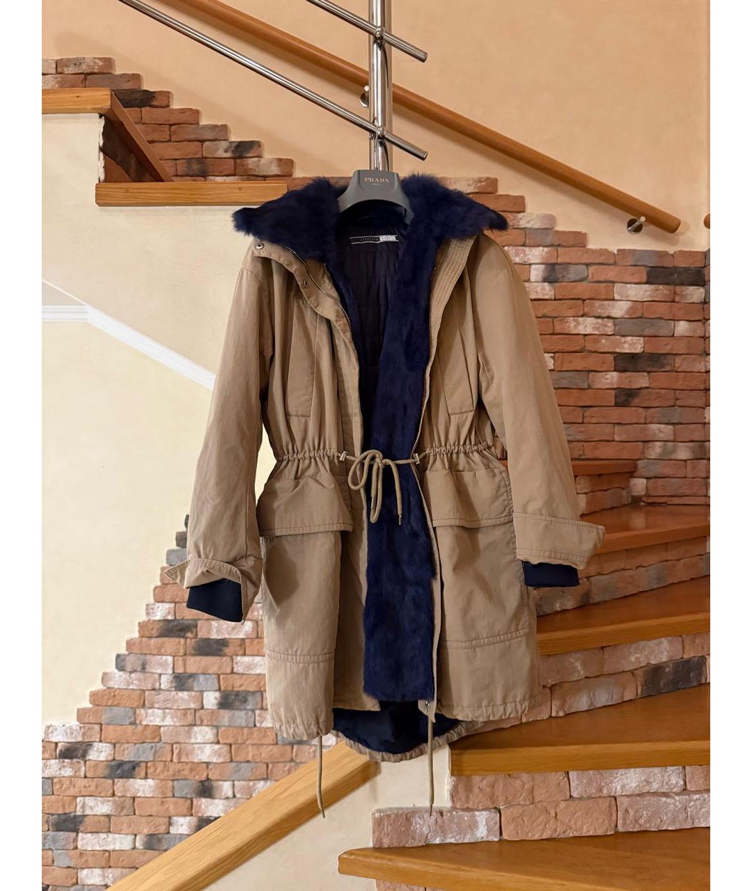 MAX MARA Бежевая парка, фото 9