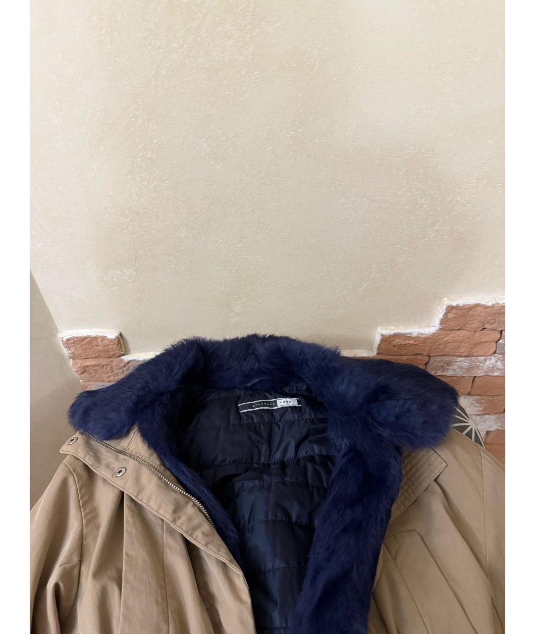 MAX MARA Бежевая парка, фото 7