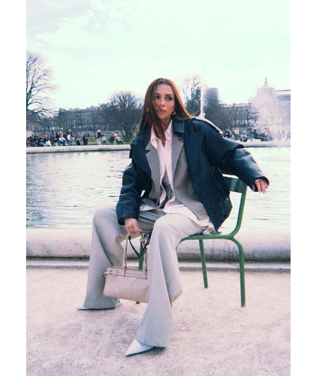 PRADA Белая кожаная сумка через плечо, фото 9