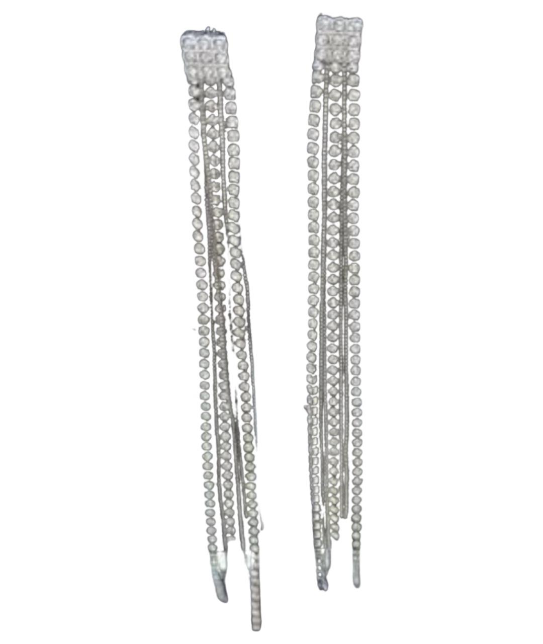 CELINE Серебряные металлические серьги, фото 1