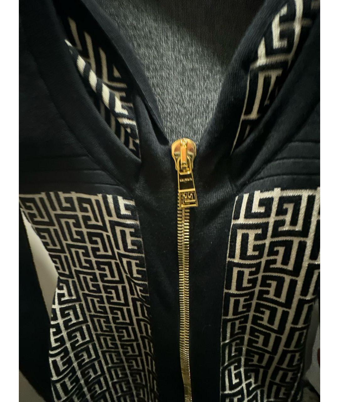 BALMAIN Черное шерстяное повседневное платье, фото 4