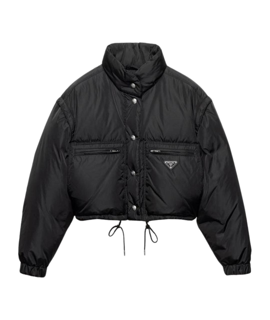 PRADA Черный пуховик, фото 1