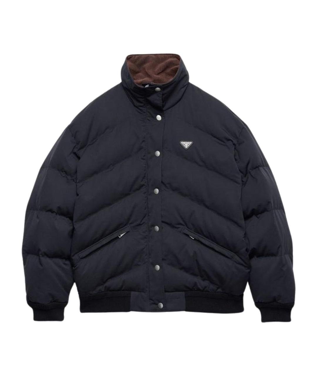 PRADA Черный пуховик, фото 1