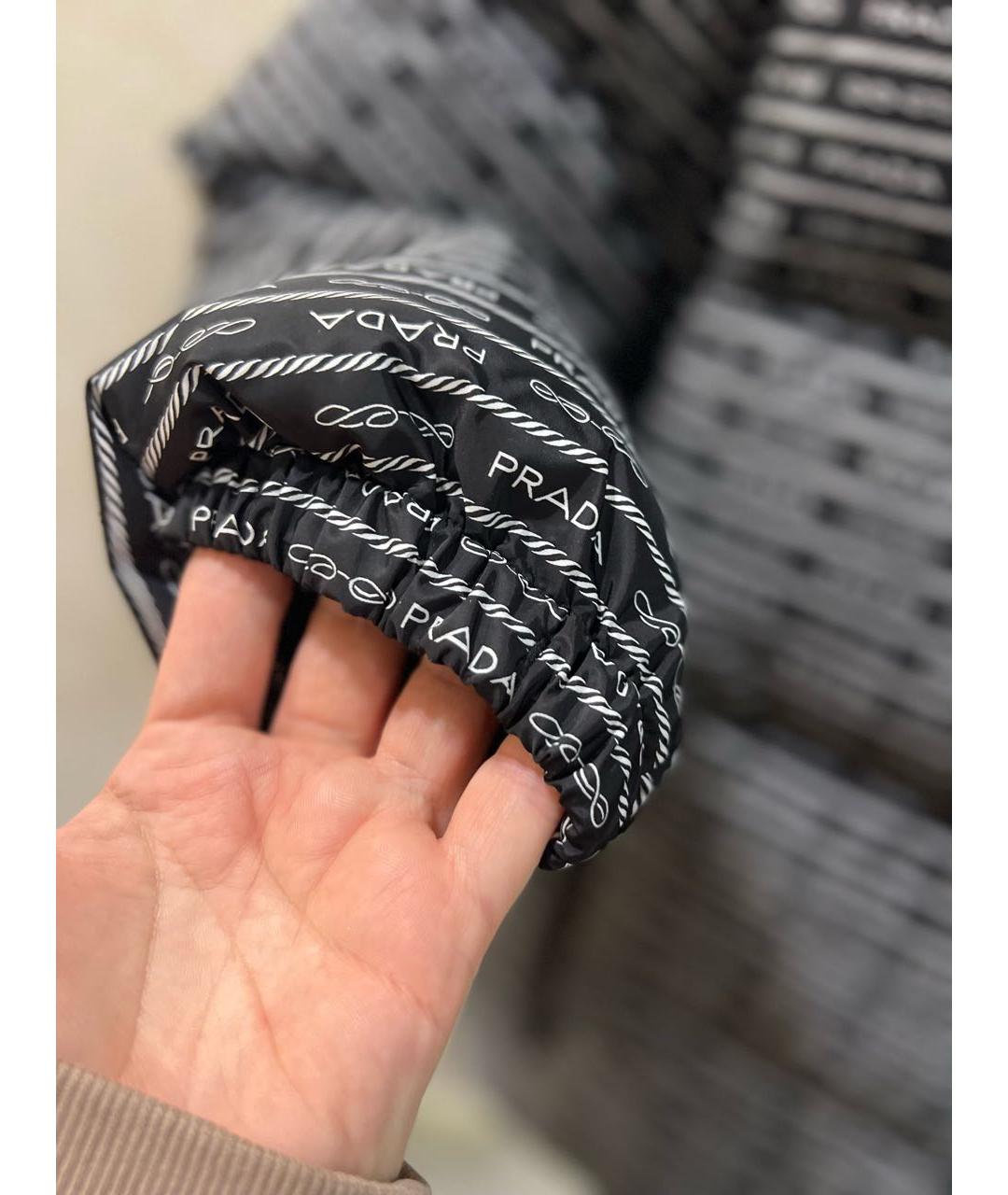 PRADA Черный пуховик, фото 3