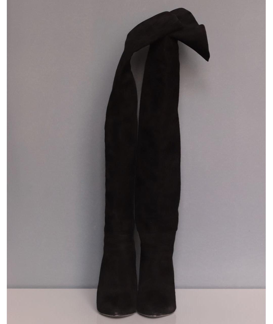 TOM FORD Черные замшевые ботфорты, фото 2