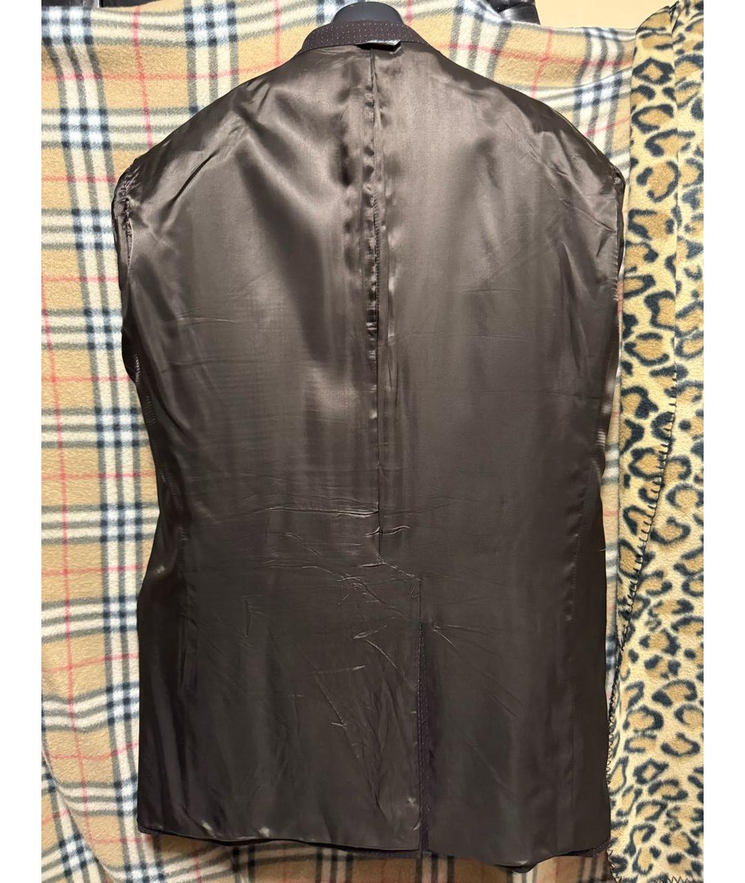 ALEXANDER MCQUEEN Коричневый классический костюм, фото 3