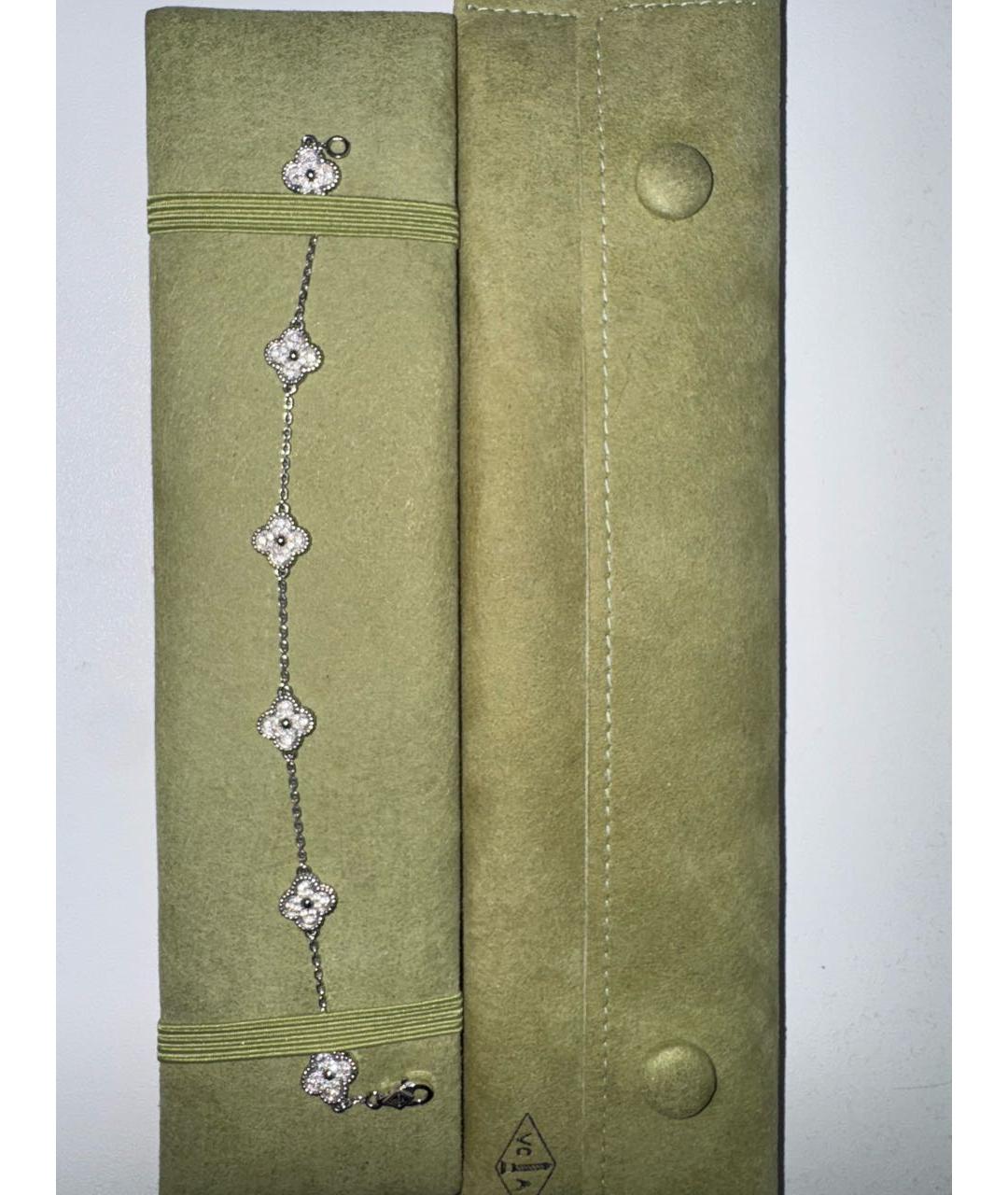 VAN CLEEF & ARPELS Серебрянный браслет из белого золота, фото 3