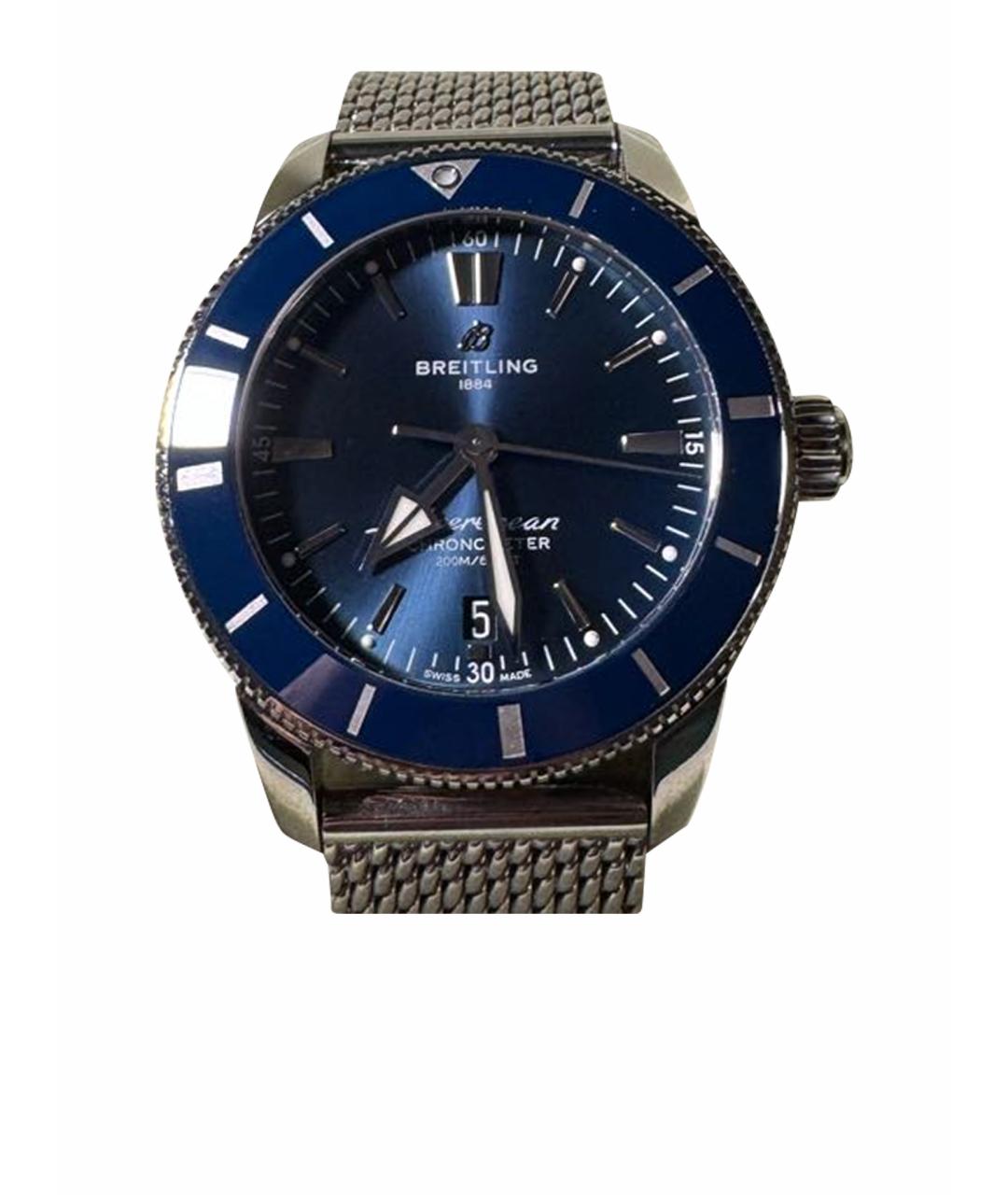 BREITLING SUPEROCEAN Серебряные металлические часы, фото 1