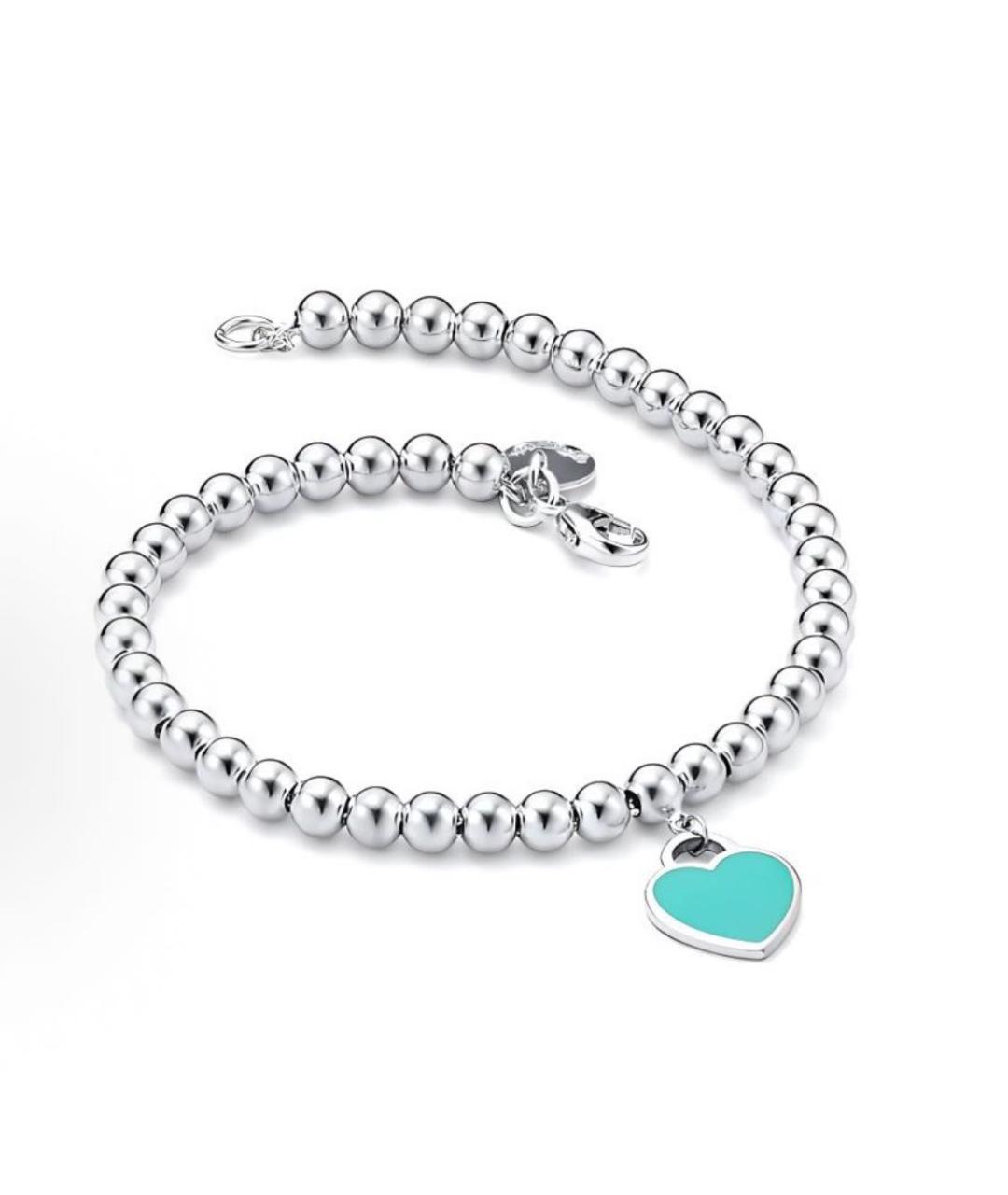 TIFFANY&CO Серебрянный серебряный браслет, фото 5