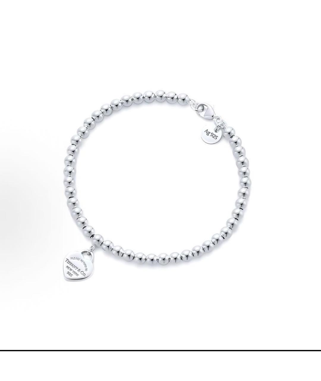 TIFFANY&CO Серебрянный серебряный браслет, фото 2