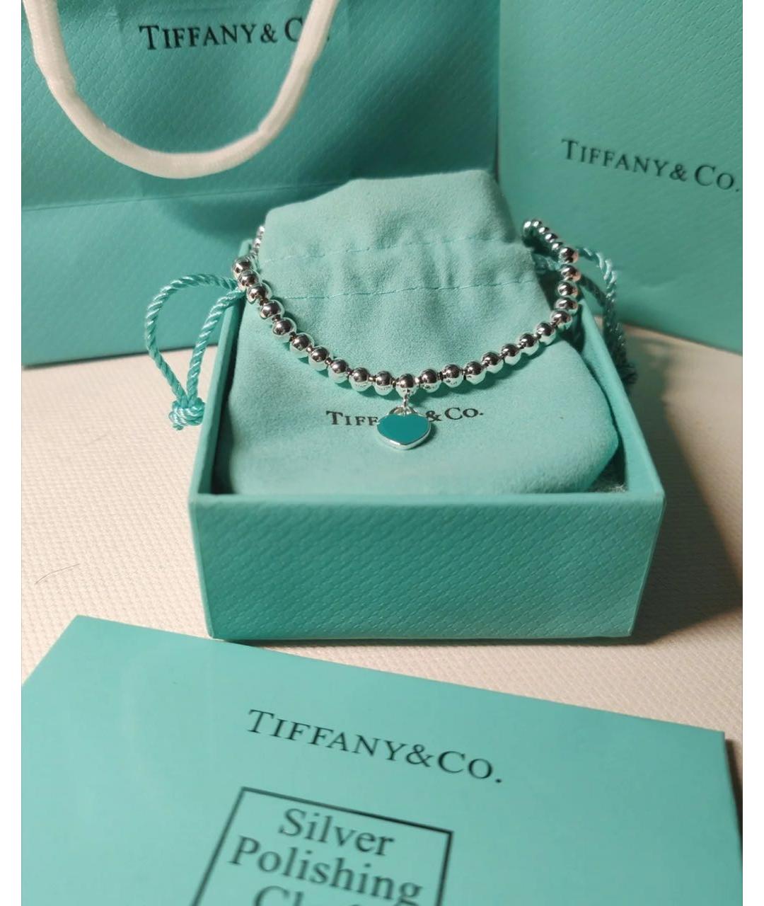 TIFFANY&CO Серебрянный серебряный браслет, фото 3