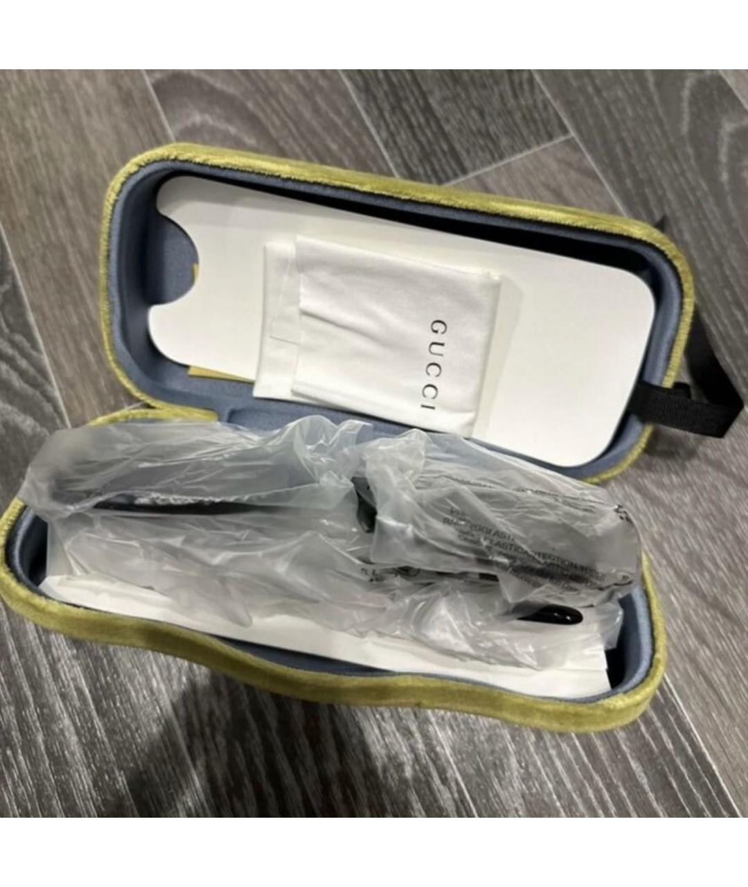 GUCCI Черные пластиковые солнцезащитные очки, фото 4