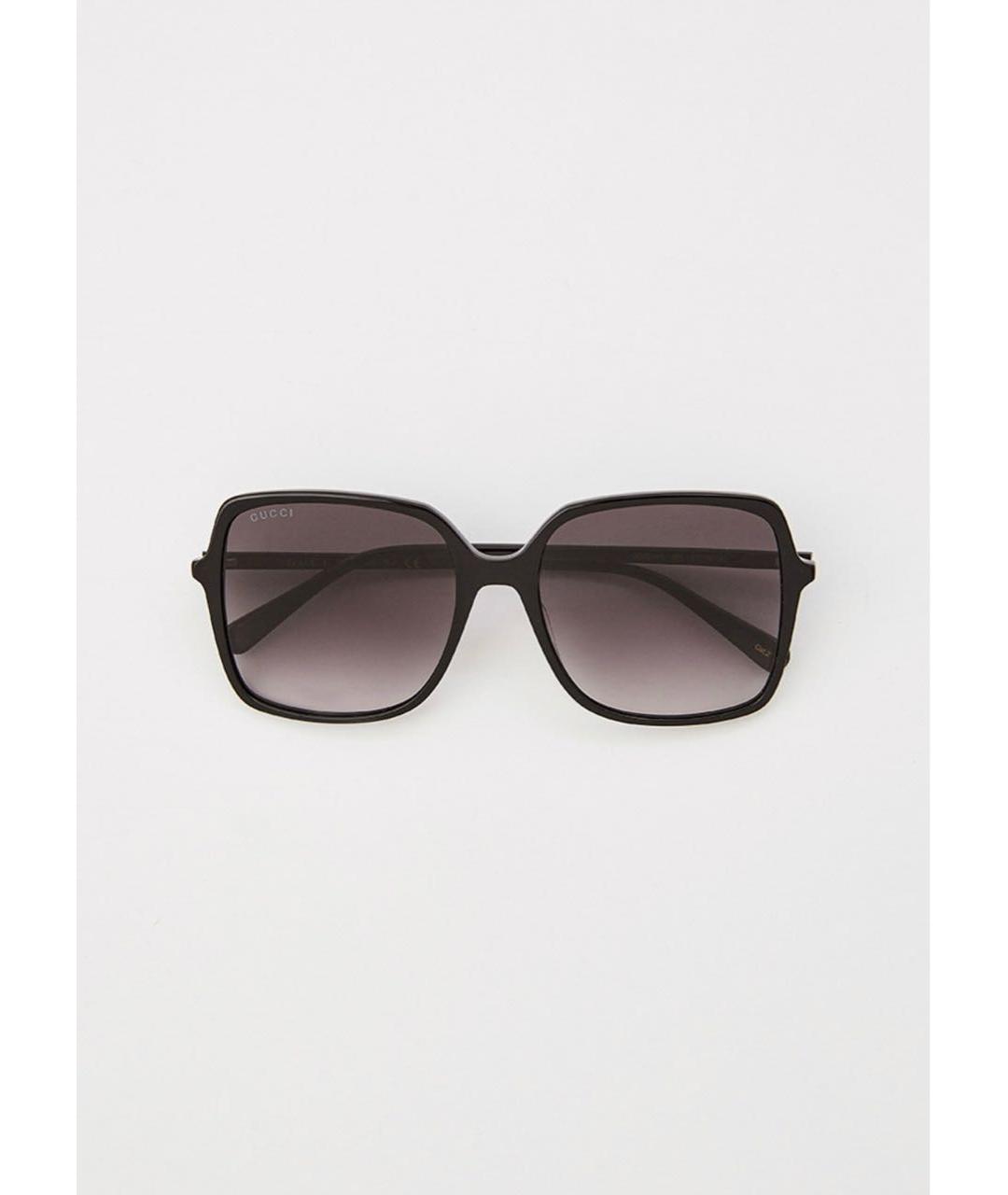 GUCCI Черные пластиковые солнцезащитные очки, фото 8
