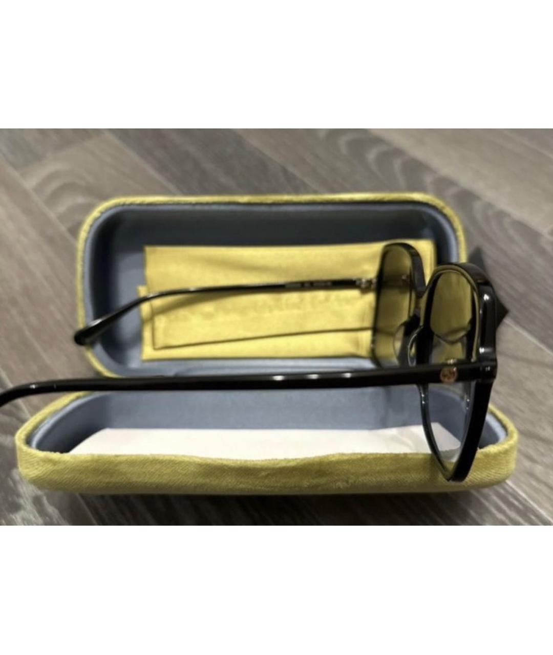 GUCCI Черные пластиковые солнцезащитные очки, фото 5