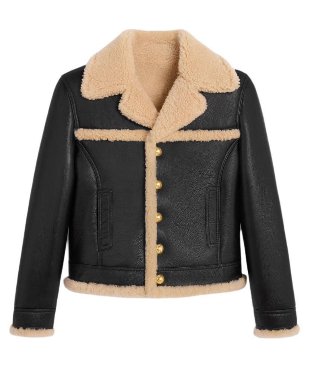 CELINE Черная кожаная куртка, фото 1
