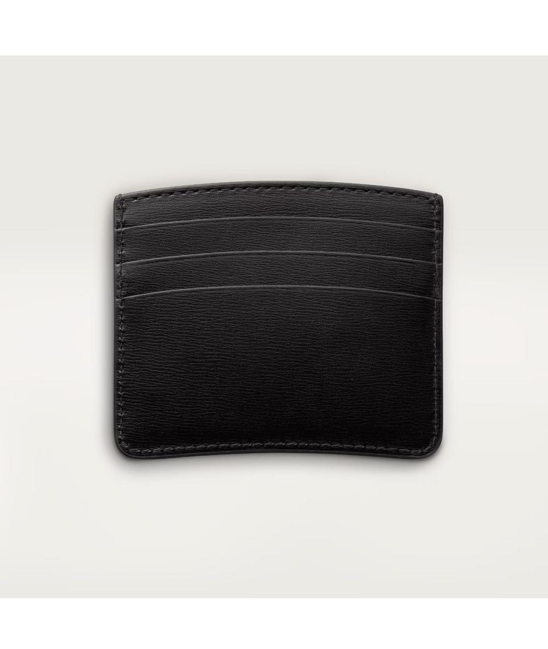 CARTIER Черный кожаный кардхолдер, фото 2