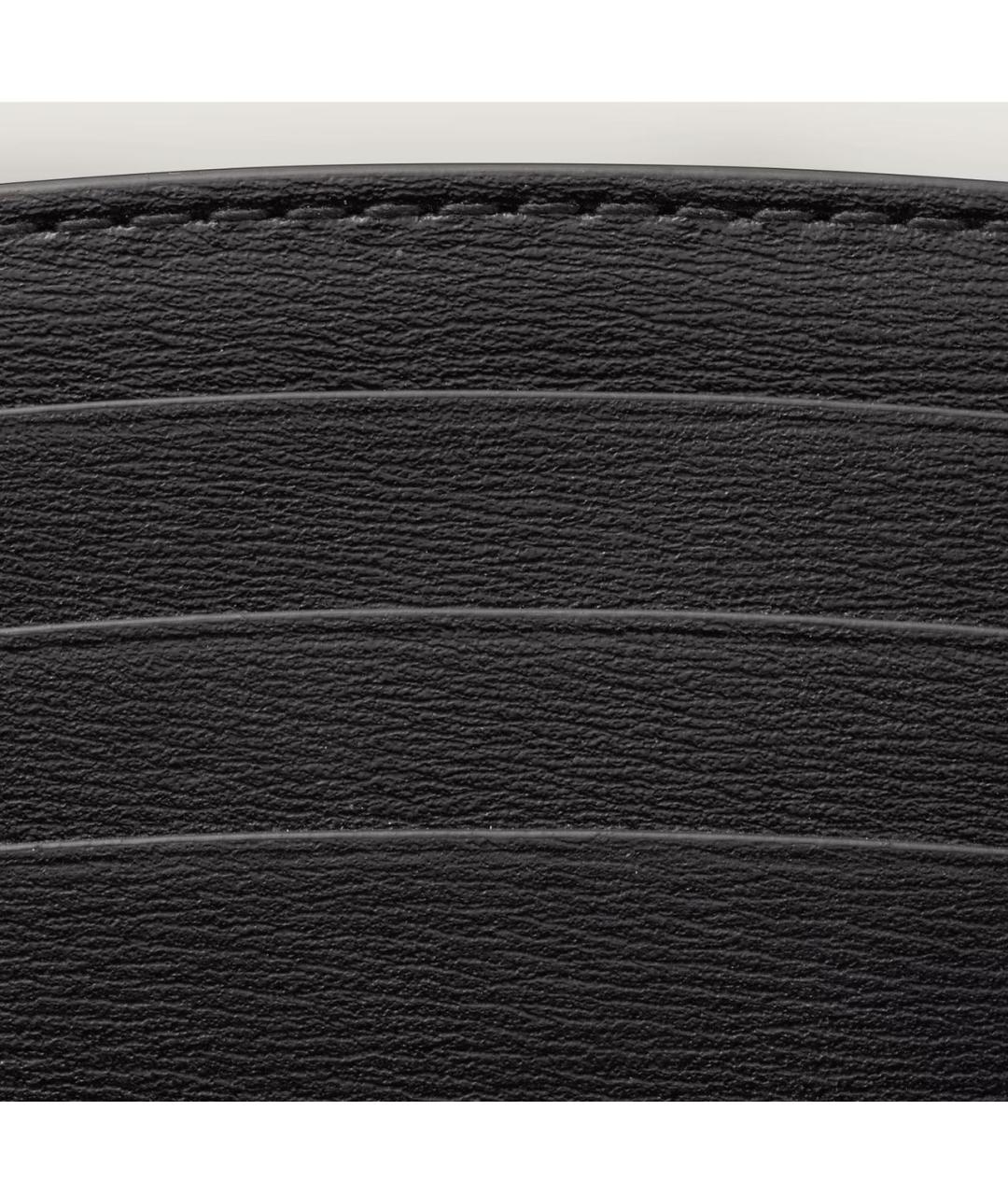 CARTIER Черный кожаный кардхолдер, фото 3