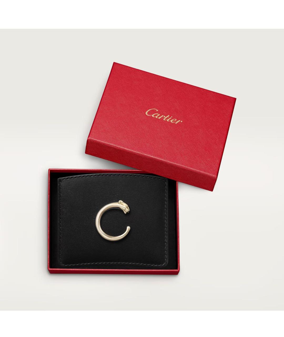 CARTIER Черный кожаный кардхолдер, фото 5