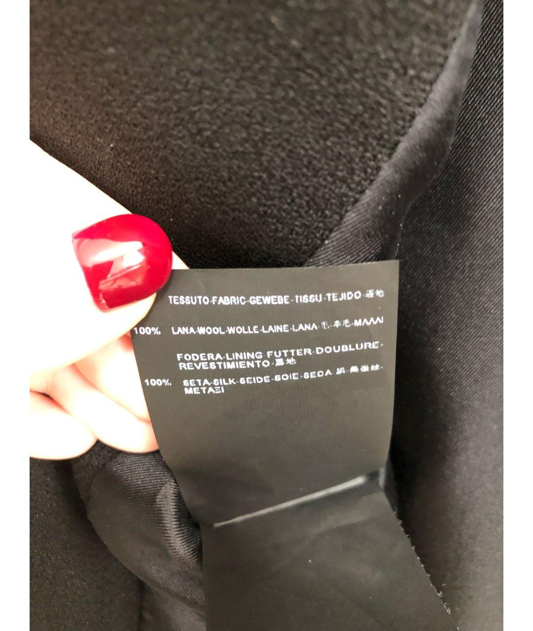 SAINT LAURENT Черный шерстяной жакет/пиджак, фото 4