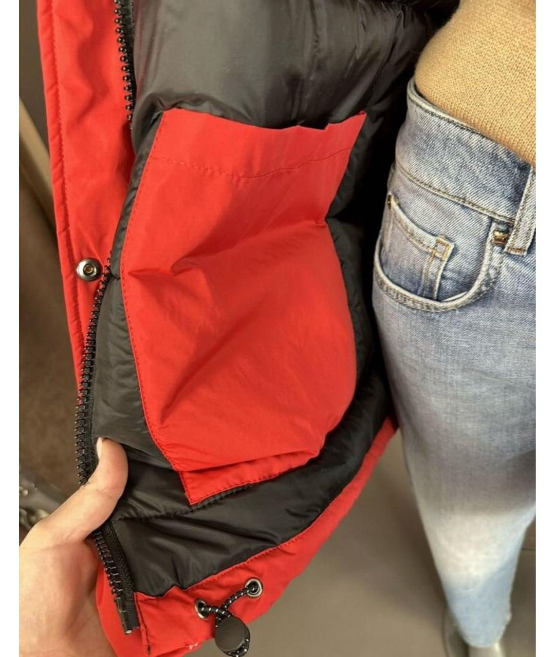 WEEKEND MAX MARA Красная хлопковая куртка, фото 7