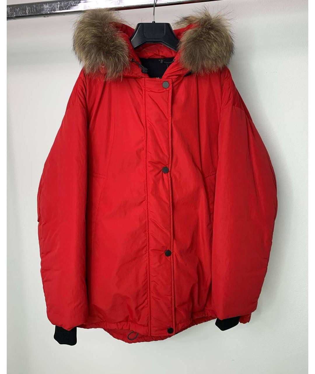 WEEKEND MAX MARA Красная хлопковая куртка, фото 8