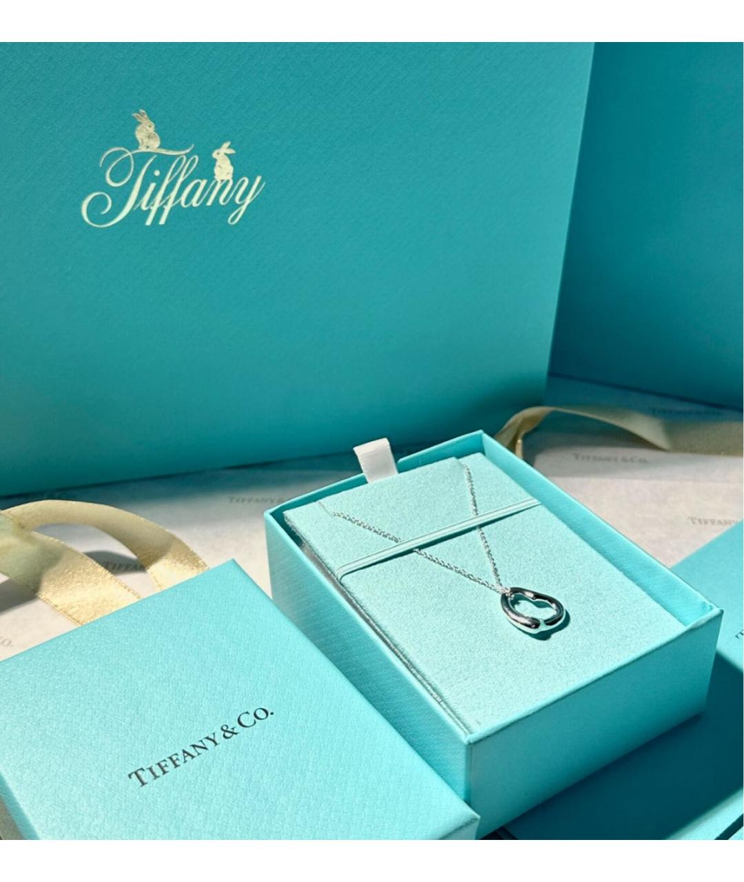 TIFFANY&CO Серебряная серебряная подвеска, фото 4
