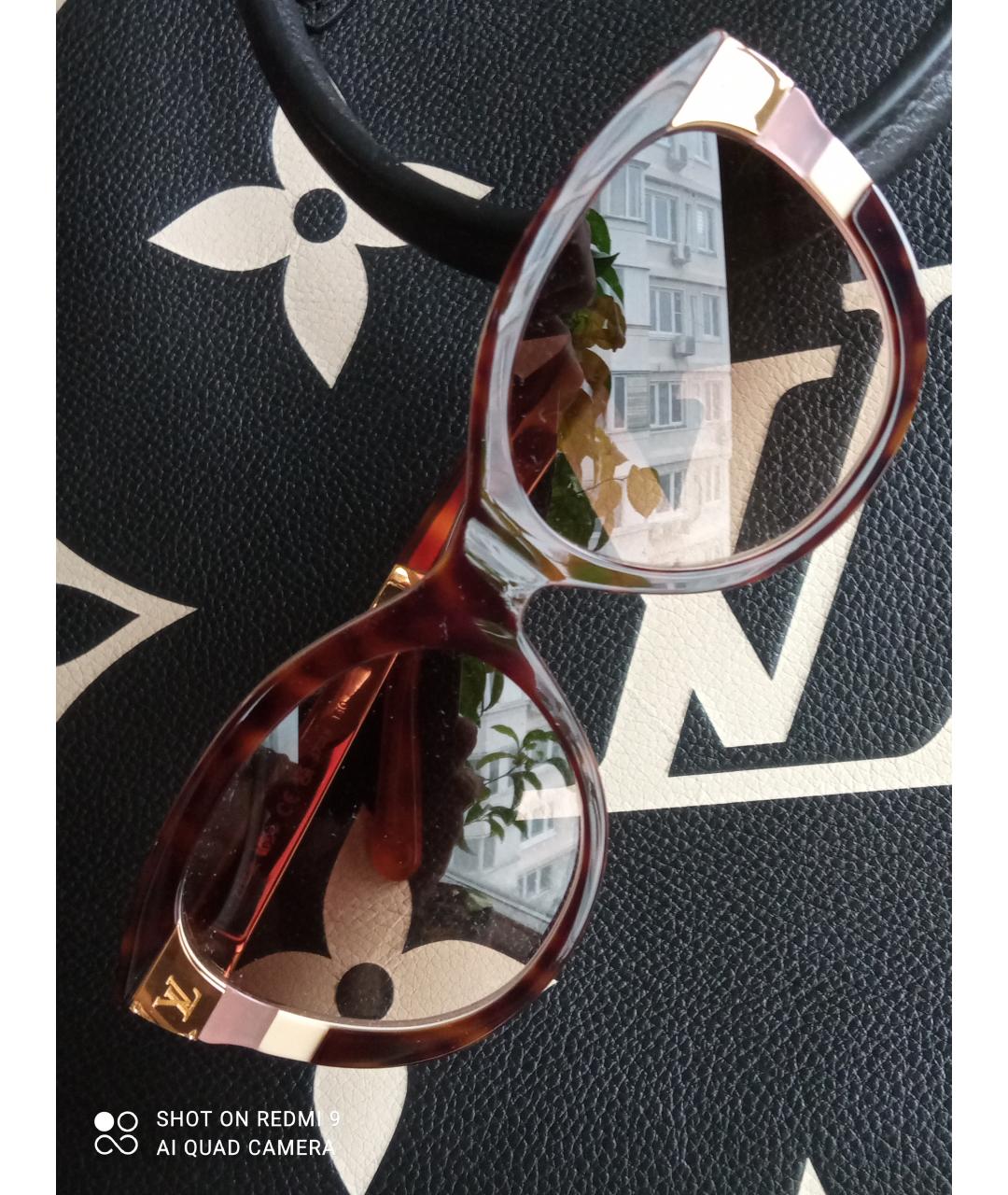 LOUIS VUITTON Мульти пластиковые солнцезащитные очки, фото 5