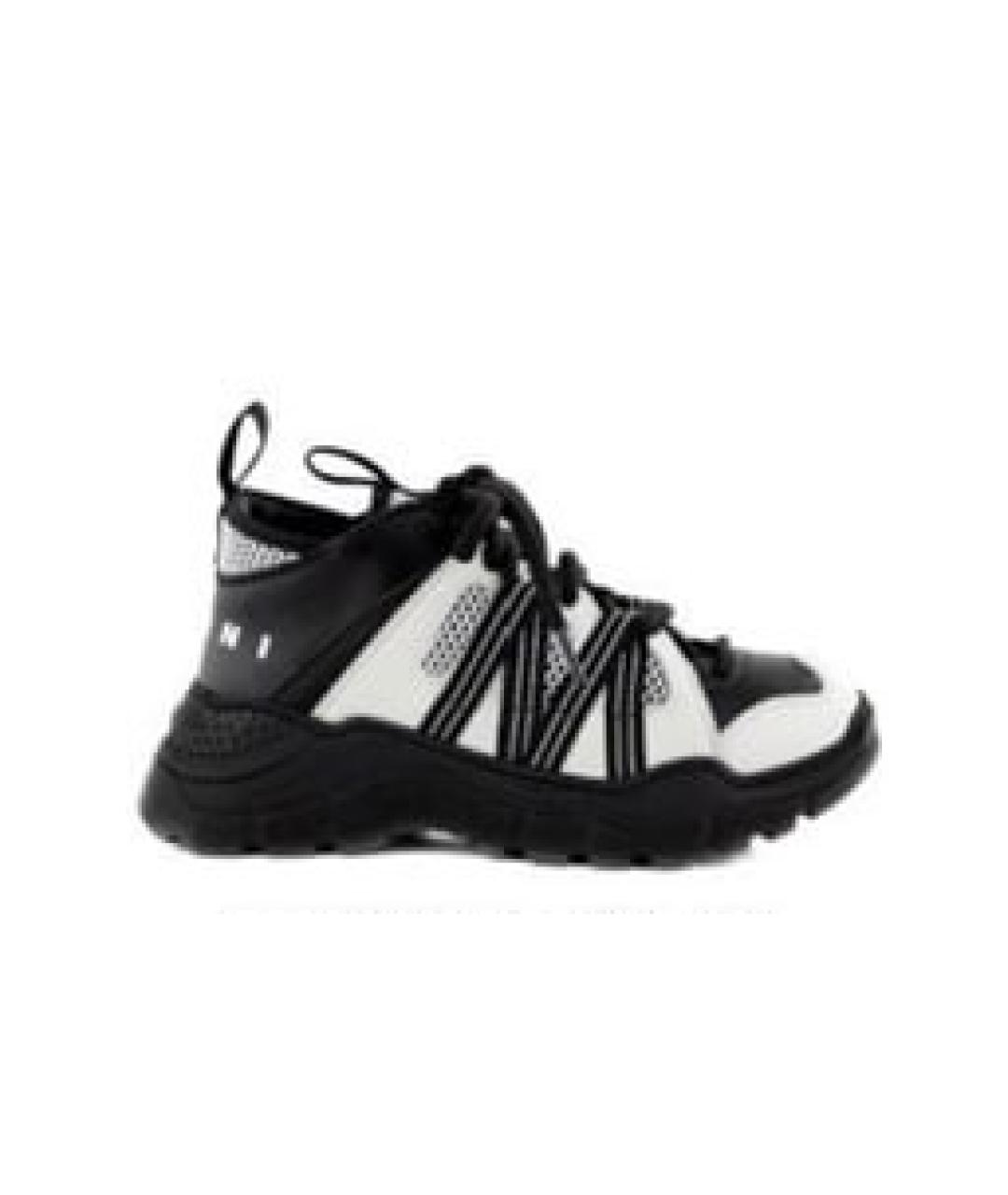 MARNI KIDS Мульти кожаные кеды, фото 1