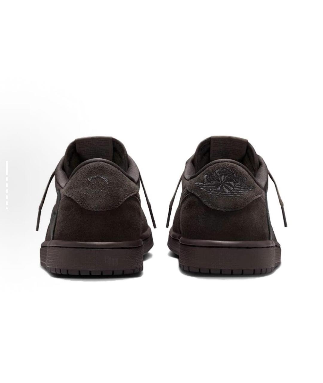 JORDAN Коричневые замшевые кроссовки, фото 4