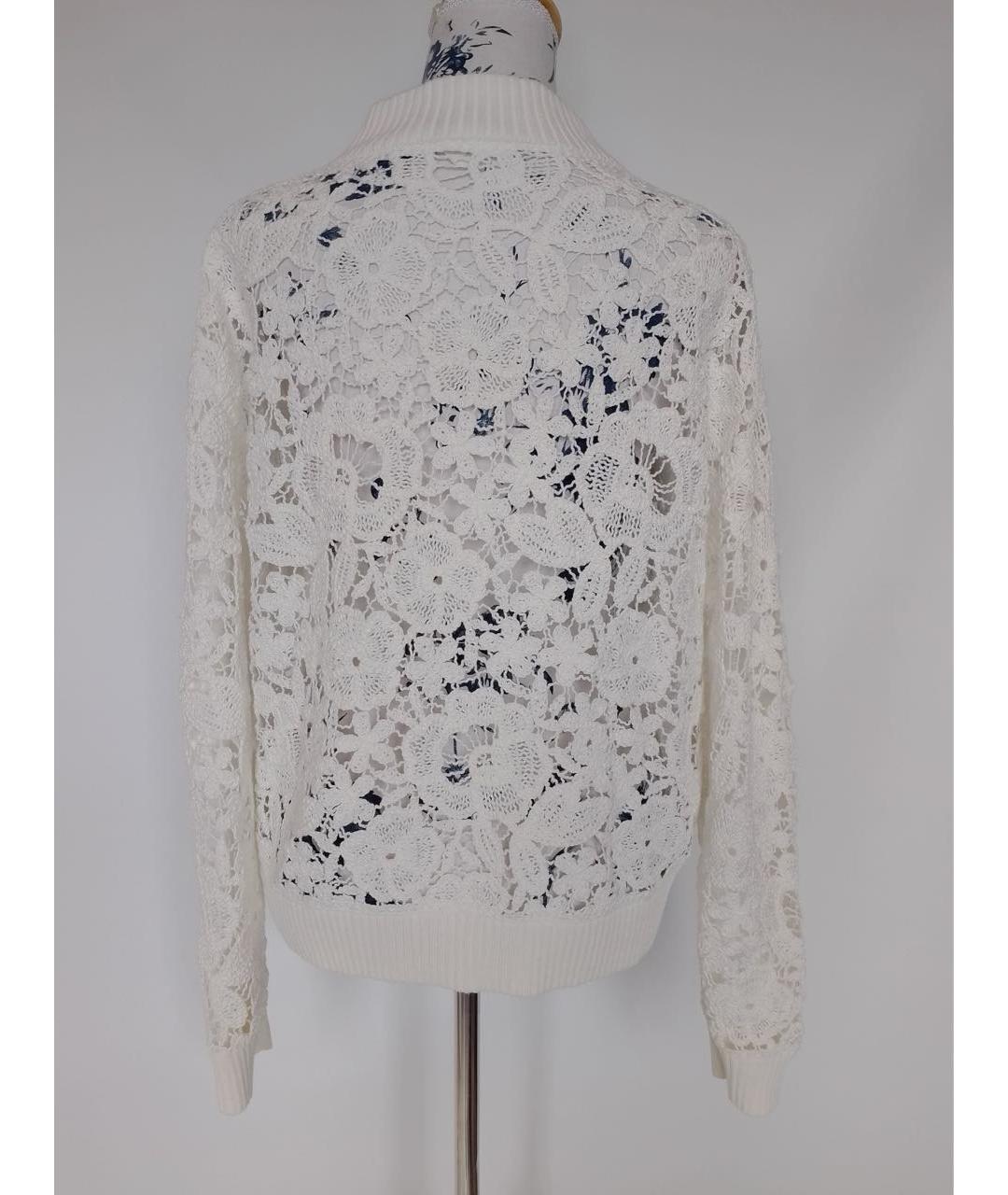 P.A.R.O.S.H. Белый хлопковый кардиган, фото 7