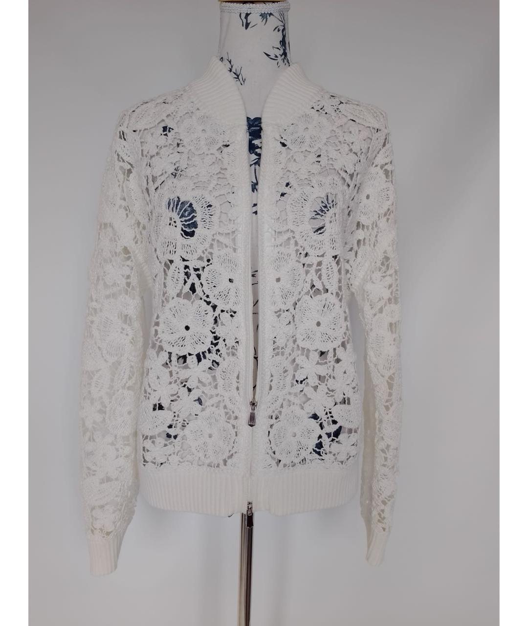 P.A.R.O.S.H. Белый хлопковый кардиган, фото 5