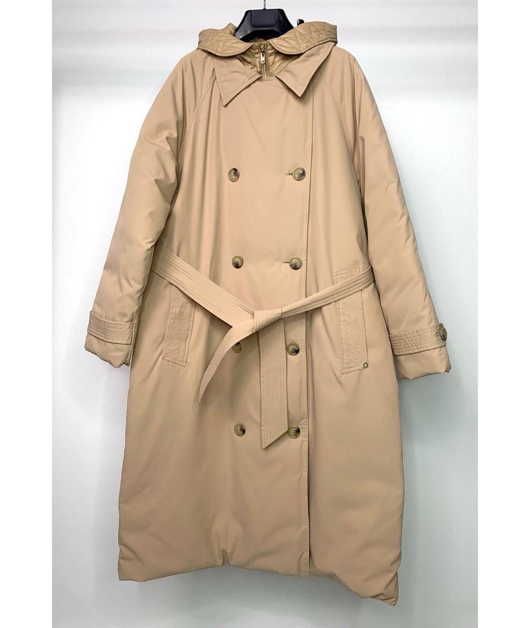 MAX MARA Бежевый пуховик, фото 9