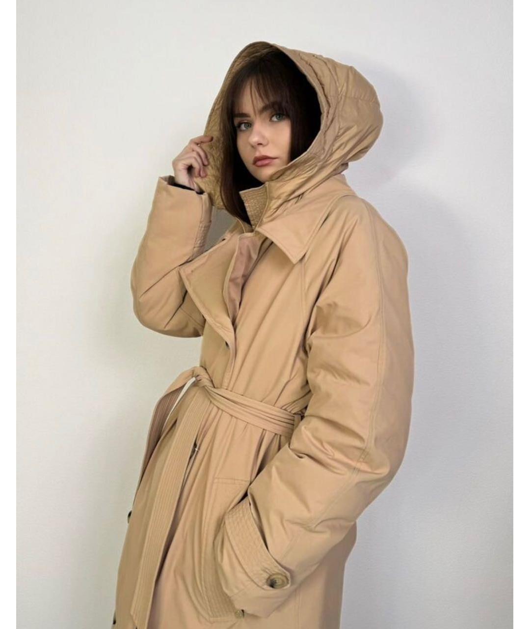 MAX MARA Бежевый пуховик, фото 8