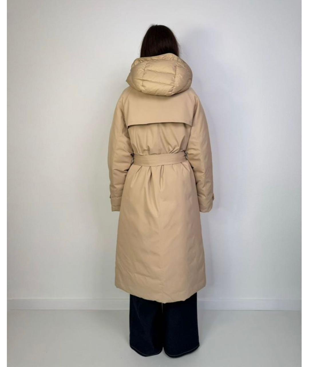 MAX MARA Бежевый пуховик, фото 2