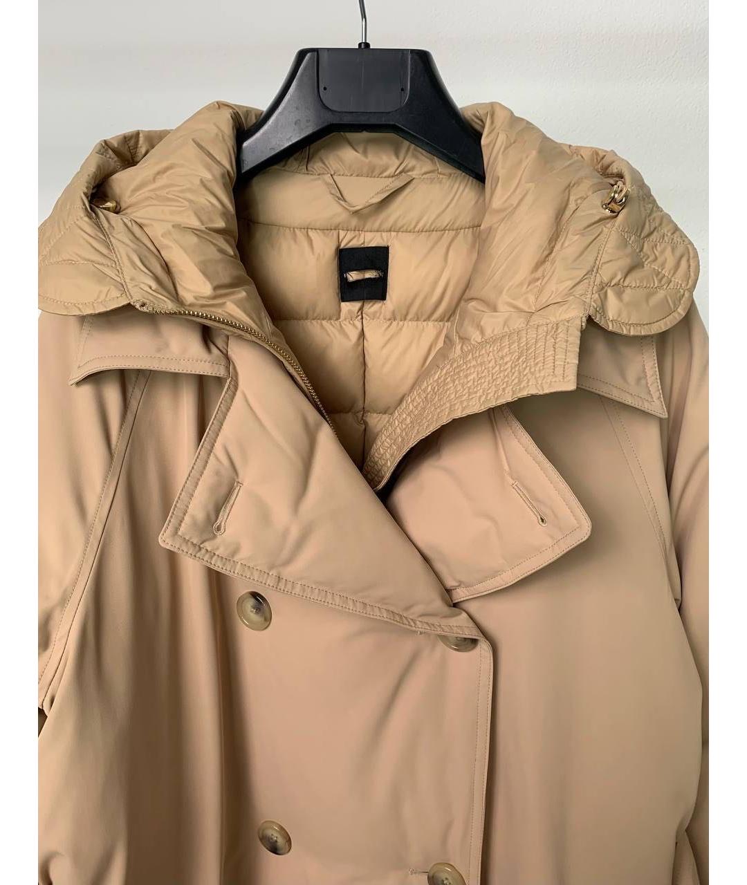 MAX MARA Бежевый пуховик, фото 4