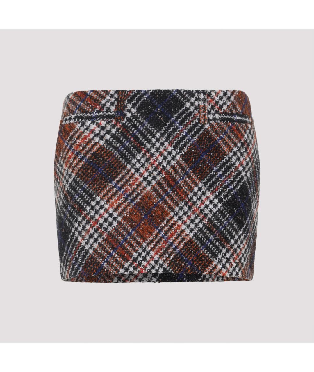 MISSONI Мульти шерстяная юбка мини, фото 2