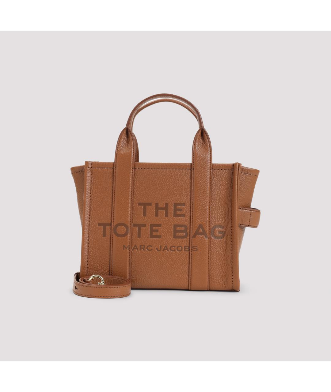 MARC JACOBS Бежевая кожаная сумка тоут, фото 2