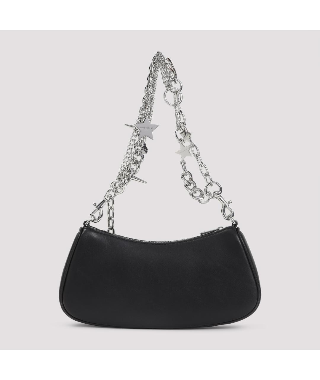 MARC JACOBS Черная кожаная сумка через плечо, фото 3