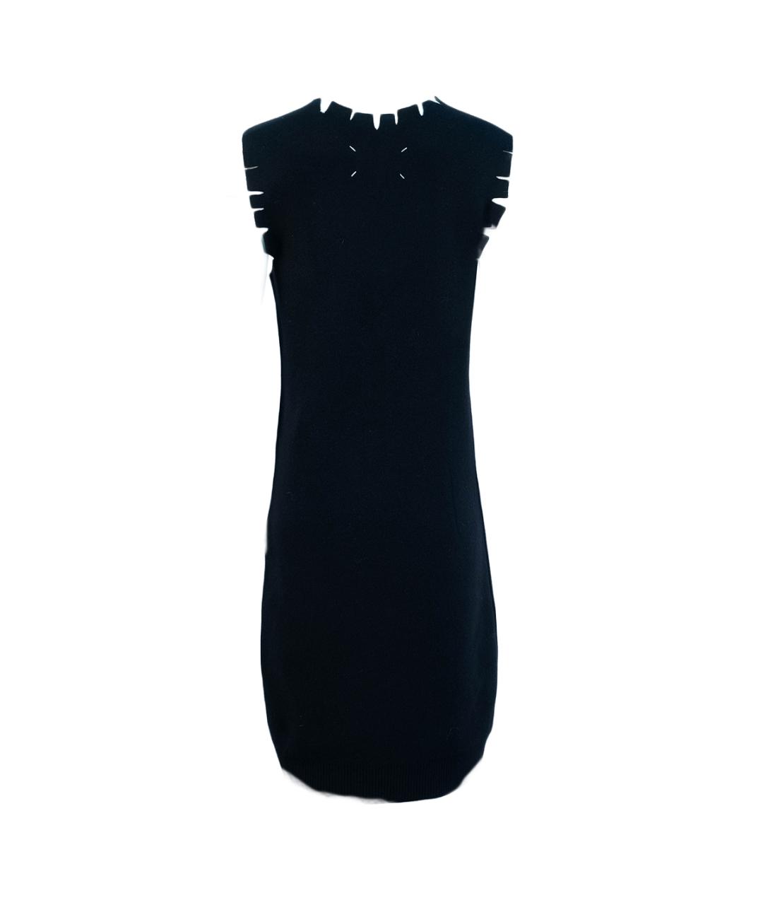 MAISON MARGIELA Черное шерстяное повседневное платье, фото 2