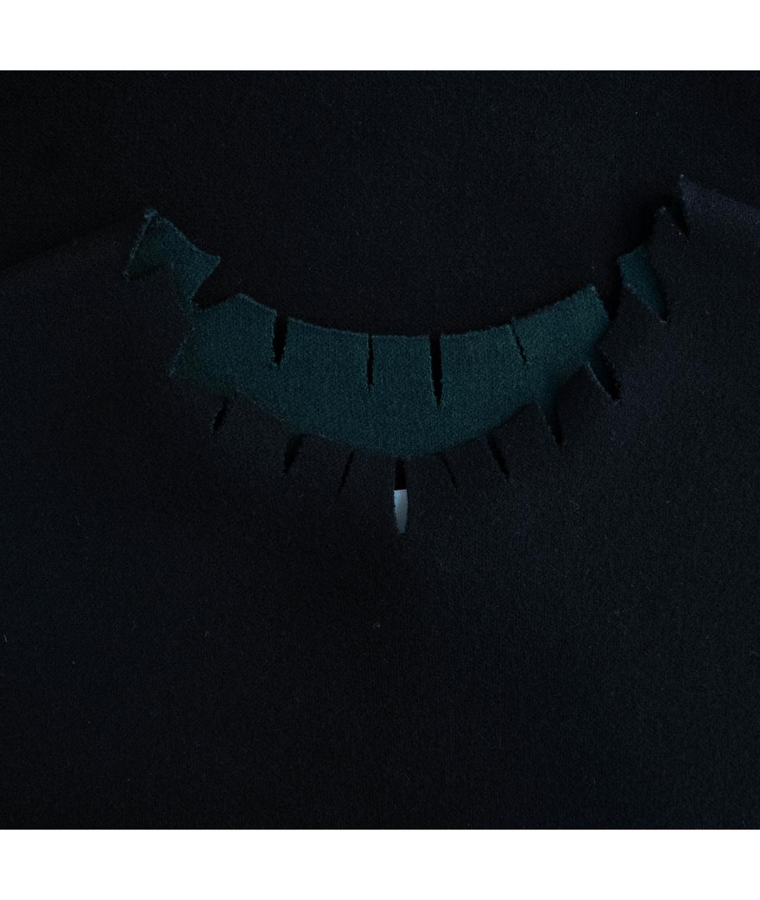 MAISON MARGIELA Черное шерстяное повседневное платье, фото 3