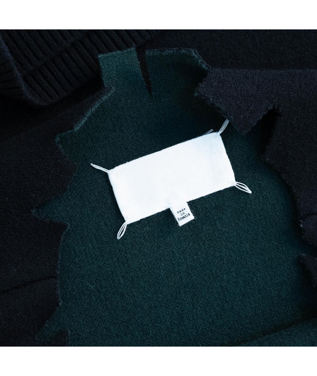 MAISON MARGIELA Черное шерстяное повседневное платье, фото 6