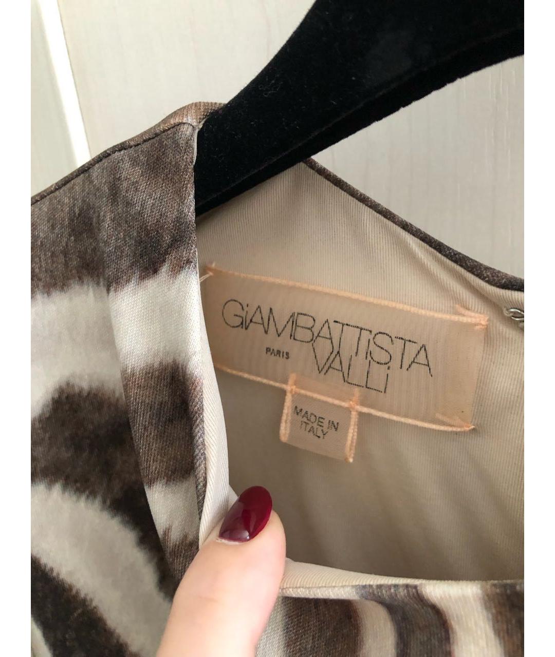 GIAMBATTISTA VALLI Мульти вискозное вечернее платье, фото 4