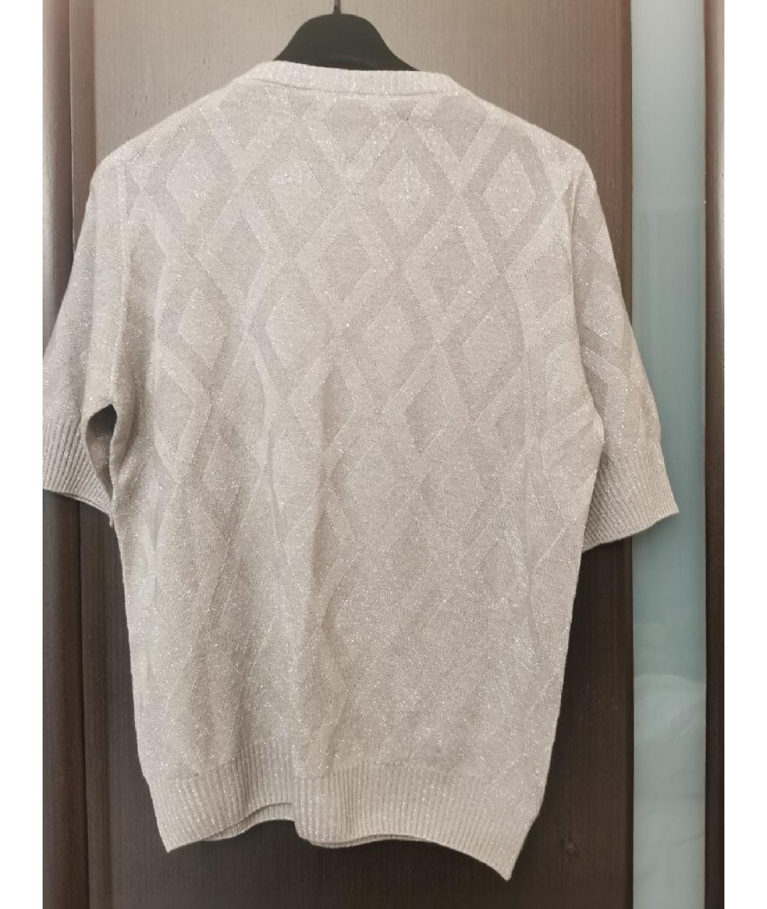 D.EXTERIOR Серебрянный вискозный джемпер / свитер, фото 2