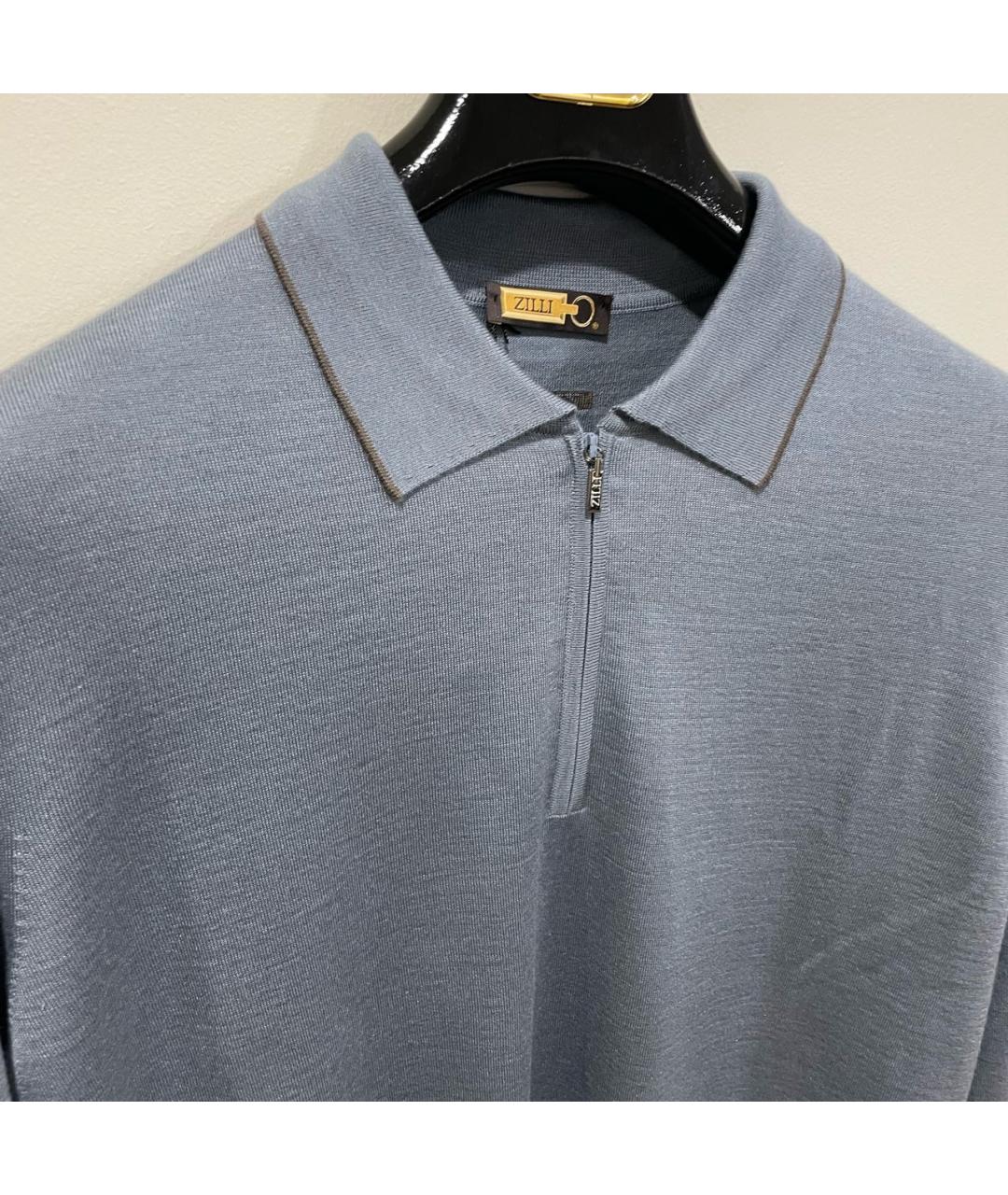 ZILLI Серый кашемировый джемпер / свитер, фото 3