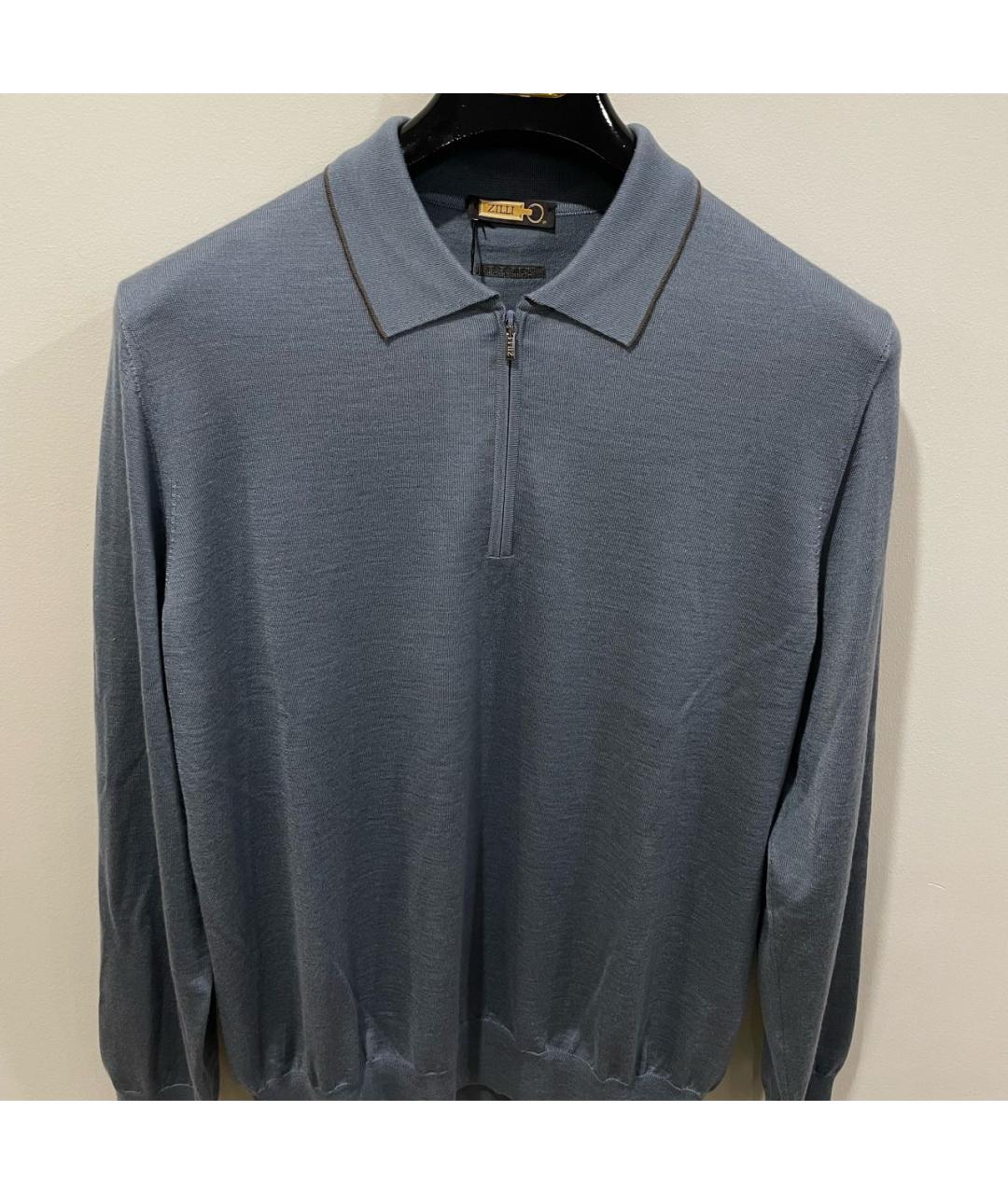 ZILLI Серый кашемировый джемпер / свитер, фото 7