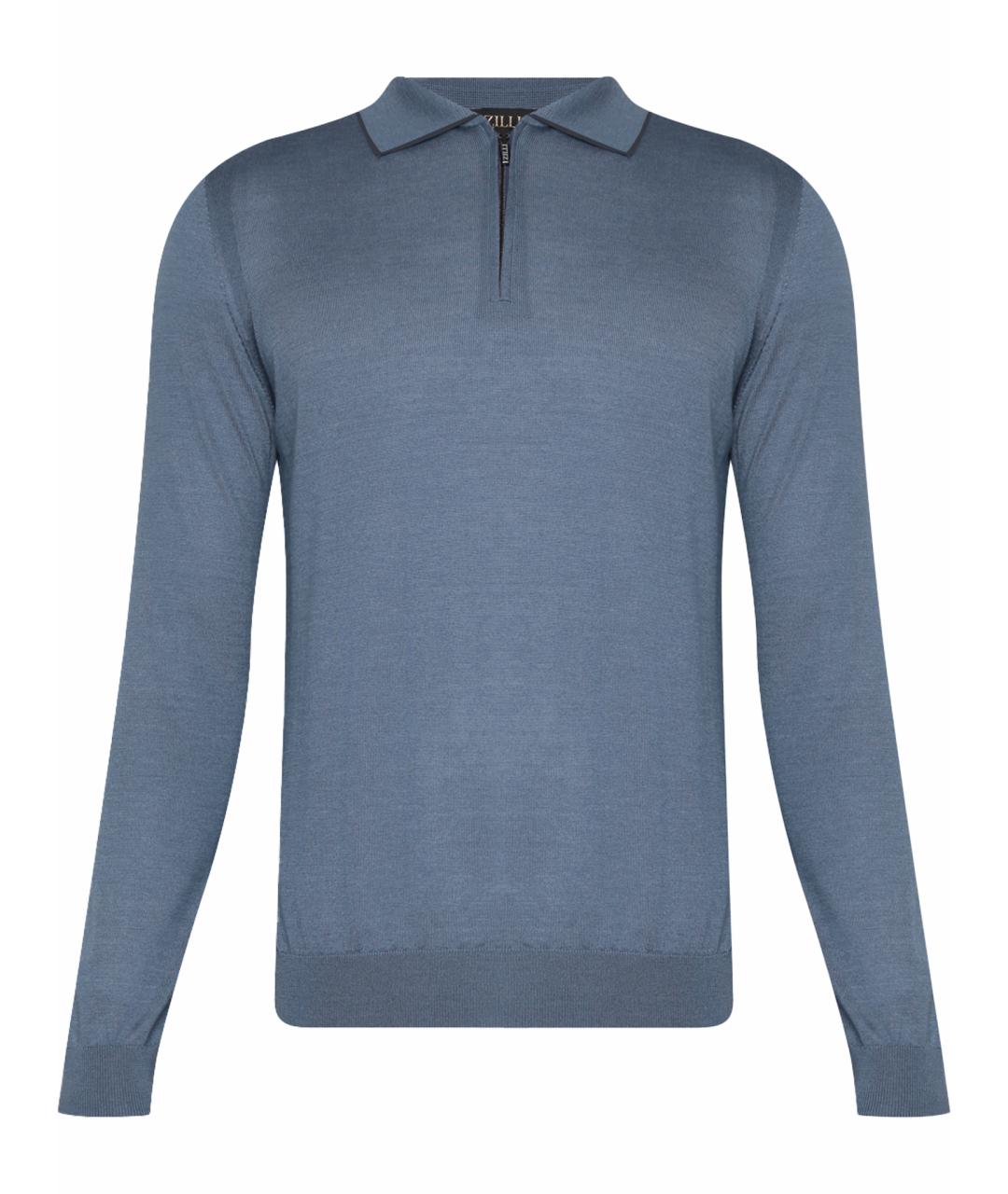 ZILLI Серый кашемировый джемпер / свитер, фото 1