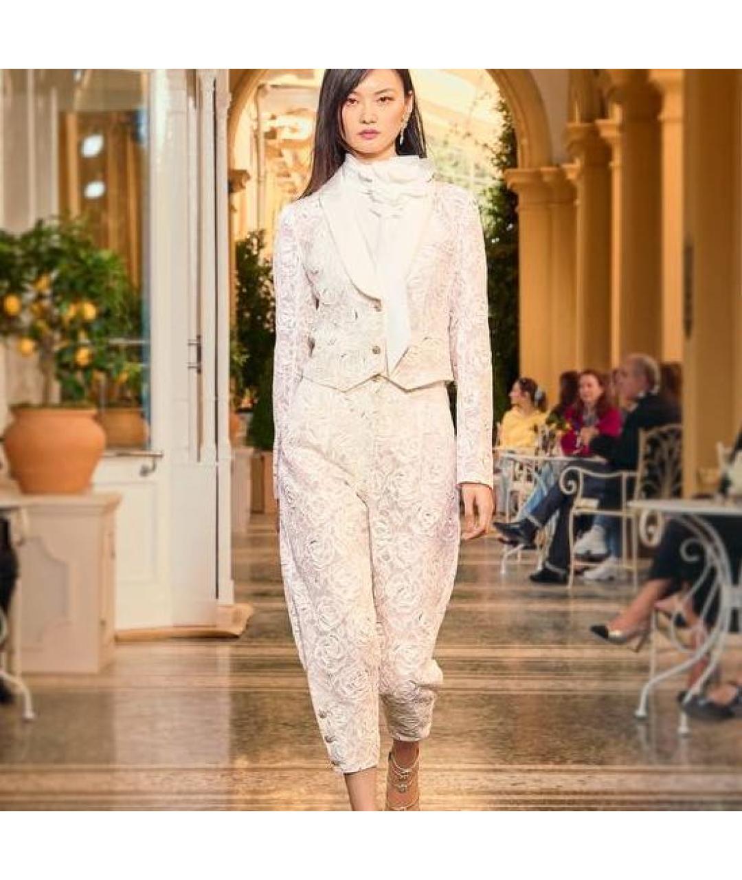 CHANEL Бежевый хлопковый жакет/пиджак, фото 3