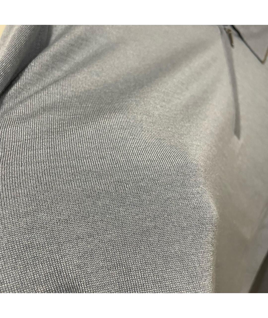 ZILLI Серый кашемировый джемпер / свитер, фото 4