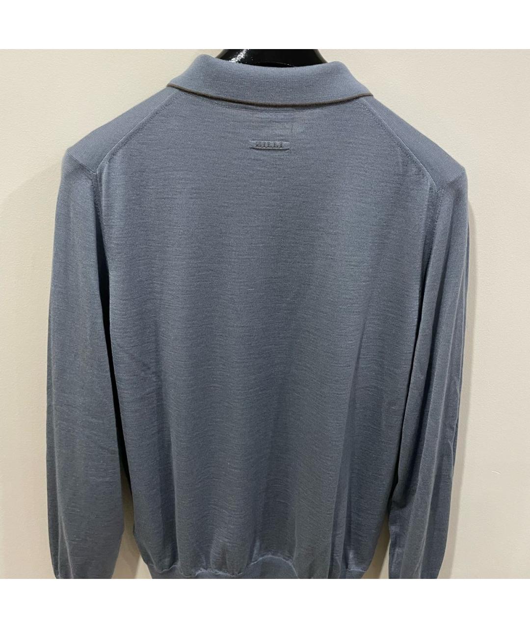 ZILLI Серый кашемировый джемпер / свитер, фото 2