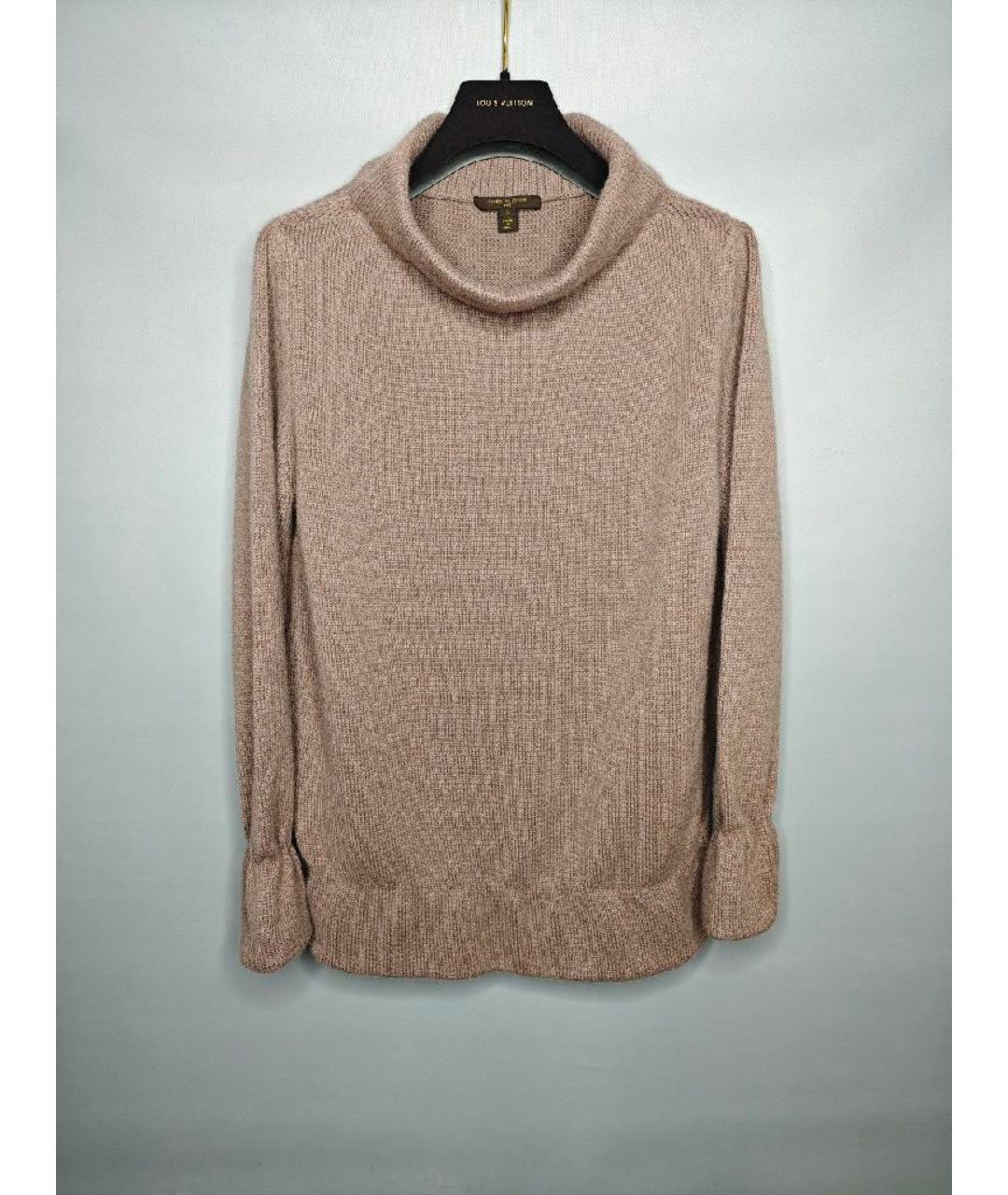 LOUIS VUITTON Бежевый кашемировый джемпер / свитер, фото 7